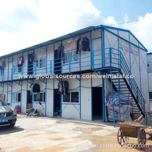 Prefabricated light steel structural simple accommodation house